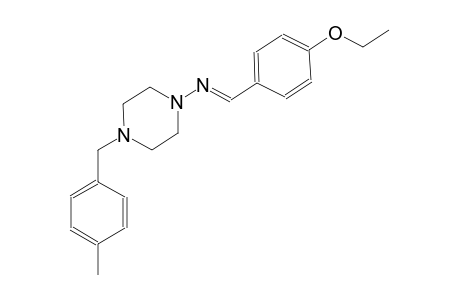 N-[(E)-(4-ethoxyphenyl)methylidene]-4-(4-methylbenzyl)-1-piperazinamine
