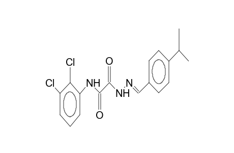 1-(2,3-dichlorophenylamino)-2-(4-isopropylbenzylidenehydrazino)-1,2-dioxoethane