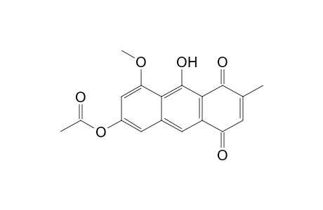 6-Acetoxy-9-hydroxy-8-methoxy-2-methyl-1,4-anthraquinone