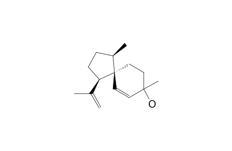 (1R,4R,5S)-1,8-dimethyl-4-prop-1-en-2-ylspiro[4.5]dec-9-en-8-ol