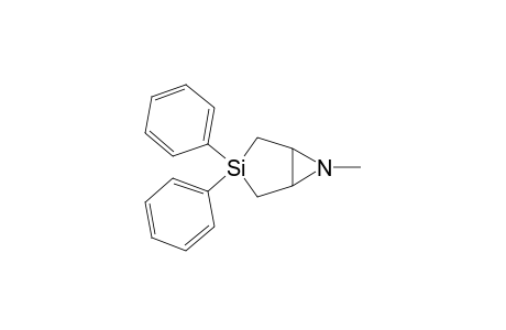 6-Methyl-3,3-diphenyl-6-aza-3-silabicyclo[3.1.0]hexane