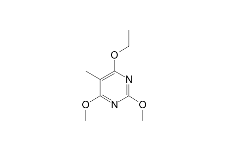 4-ETHOXY-2,6-DIMETHOXY-5-METHYLPYRIMIDINE
