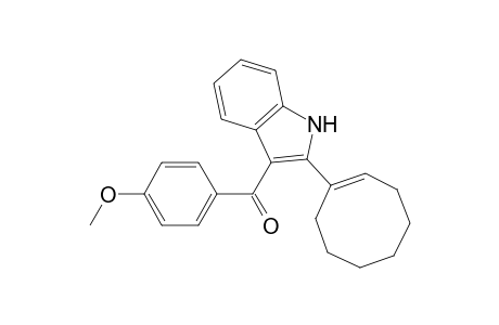 2-(Cyclooct-1-enyl)-3-(4-methoxybenzoyl)indole