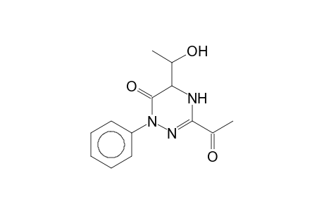 3-Acetyl-5-(1-hydroxyethyl)-1-phenyl-4,5-dihydro-1H-[1,2,4]triazin-6-one