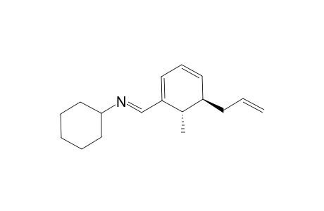 trans-5-Allyl-6-methyl-1,3-cyclohexadiencarbaldehyde Cyclohexylimine