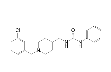 urea, N-[[1-[(3-chlorophenyl)methyl]-4-piperidinyl]methyl]-N'-(2,5-dimethylphenyl)-