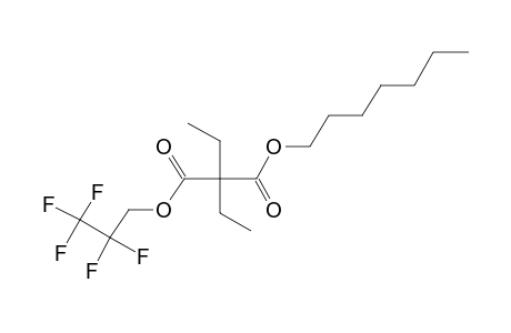 Diethylmalonic acid, heptyl 2,2,3,3,3-pentafluoropropyl ester