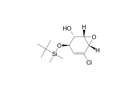 7-Oxabicyclo[4.1.0]hept-4-en-2-ol, 5-chloro-3-[[(1,1-dimethylethyl)dimethylsilyl]oxy]-, (1.alpha.,2.beta.,3.alpha.,6.alph a.)-(.+-.)-