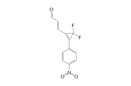 (E)-3-[3,3-difluoro-2-(4-nitrophenyl)-1-cyclopropenyl]acrolein