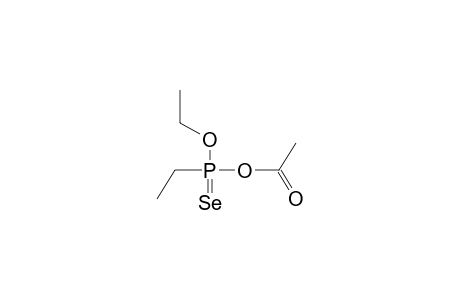 O-ETHYLETHYLSELENOPHOSPHONIC AND ACETIC ACIDS ANHYDRIDE