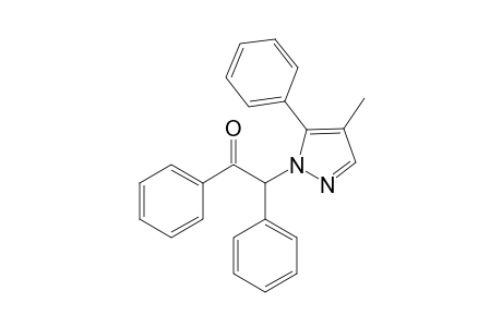 2-(4-methyl-5-phenylpyrazol-1-yl)-1,2-di(phenyl)ethanone