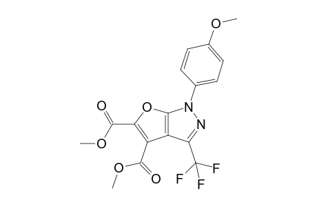 Dimethyl 1-(4-methoxyphenyl)-3-(trifluoromethyl)-1H-furo[2,3-c]pyrazole-4,5-dicarboxylate