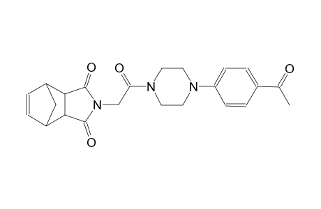 2-(2-(4-(4-acetylphenyl)piperazin-1-yl)-2-oxoethyl)-3a,4,7,7a-tetrahydro-1H-4,7-methanoisoindole-1,3(2H)-dione
