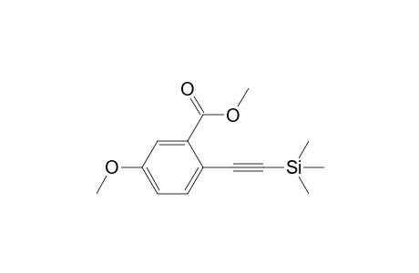 Methyl 5-methoxy-2-[2'-(trimethylsilyl)ethyn-1'-yl]benzoate