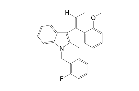 1-(2-Fluorobenzyl)-3-(1-(2-methoxyphenyl)-1-propen-1-yl)-2-methyl-1H-indole II