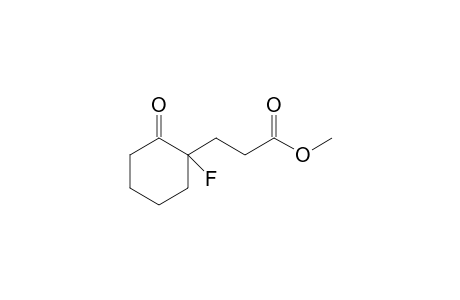 methyl 3-(1-fluoro-2-oxo-cyclohexyl)propanoate