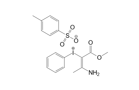 Methyl E-2-phenyliodonio-3-aminocrotonate tosylate