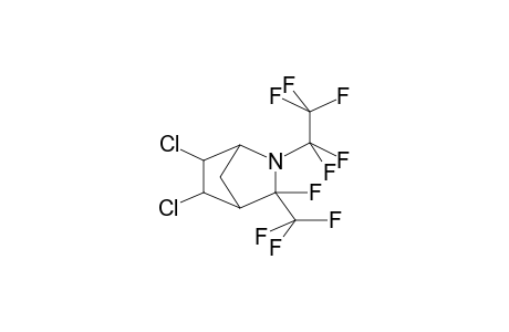 2,3-DICHLORO-6-TRIFLUOROMETHYL-5-PENTAFLUOROETHYL-6-FLUORO-5-AZABICYCLO[2.2.1]HEPTANE (TWO-ISOMER MIXTURE)