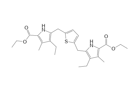 2,5-Bis(5-ethoxycarbonyl-3-ethyl-4-methyl-2-pyrrolylmethyl)thiophene