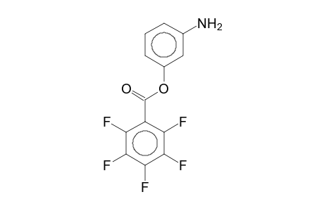 Pentafluorbenzoesaeure-(m-aminophenyl)-ester