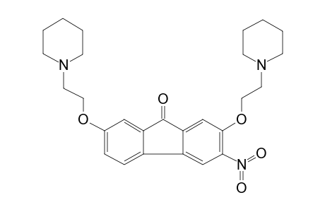 3-Nitro-2,7-bis[2-(1-piperidinyl)ethoxy]-9H-fluoren-9-one