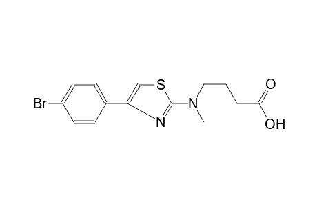 4-[[4-(4-bromophenyl)-1,3-thiazol-2-yl]-methyl-amino]butanoic acid