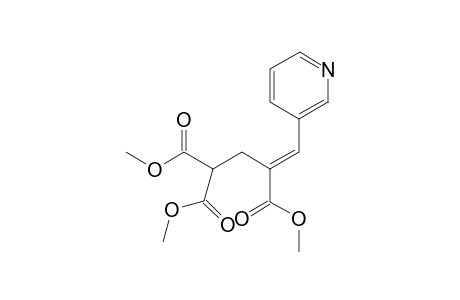 Trimethyl (E)-4-(pyridin-3'-yl)but-3-ene-1,1,3-tricarboxylate