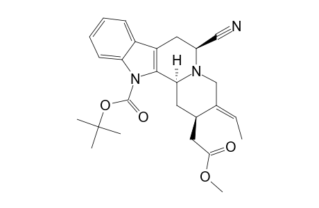 N(A)-BOC-5-BETA-CYANO-DEFORMYL-E-GEISSOSCHIZINE