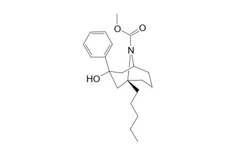 9-Methoxycarbonyl-1(R)-pentyl-3-phenyl-9-azabicyclo[3.3.1]nonan-3-ol
