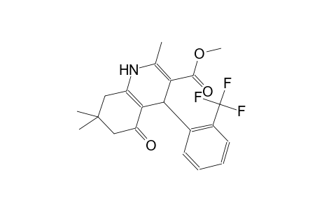 methyl 2,7,7-trimethyl-5-oxo-4-[2-(trifluoromethyl)phenyl]-1,4,5,6,7,8-hexahydro-3-quinolinecarboxylate
