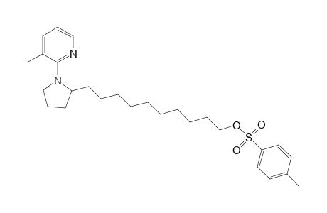 10-[1-(3-Methylpyridin-2-yl)pyrrolidin-2-yl]-n-decyl 4-methylbenzenesulfonate
