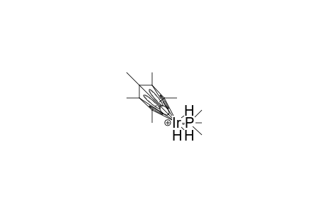 (/.eta.-5/-Pentamethyl-cyclopentadienyl)-trimethylphosphino-trihydrido iridium cation