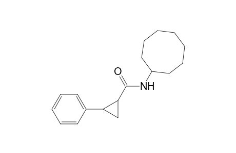 Cyclopropanecarboxamide, 2-phenyl-N-cyclooctyl-