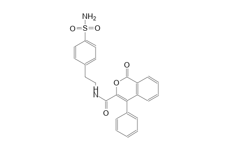 1H-2-benzopyran-3-carboxamide, N-[2-[4-(aminosulfonyl)phenyl]ethyl]-1-oxo-4-phenyl-