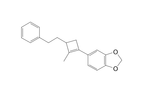 5-(2-Methyl-3-phenethylcyclobut-1-en-1-yl)benzo[d][1,3]dioxole