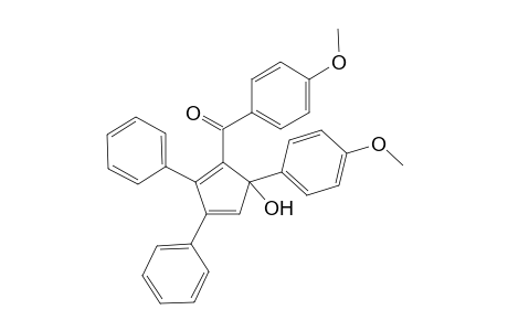 (5-hydroxy-5-(4-methoxyphenyl)-2,3-diphenylcyclopenta-1,3-dienyl)(4-methoxyphenyl)methanone