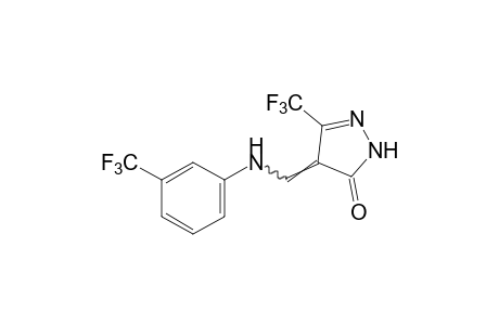3-(TRIFLUOROMETHYL)-4-[(alpha,alpha,alpha-TRIFLUORO-m-TOLUIDINO)METHYLENE]-2-PYRAZOLIN-5-ONE