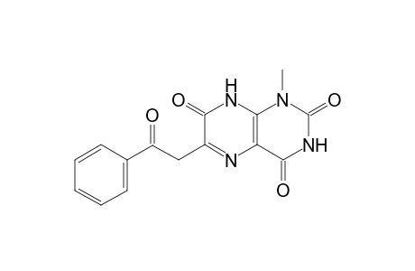 1-Methyl-6-(2-oxo-2-phenylethyl)pteridine-2,4,7(1H,3H,8H)-trione