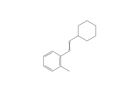 1-[2-cyclohexylvinyl]-2-methyl-benzene