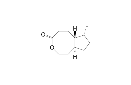 9-Methyl-4-oxabicyclo[6.3.0]undecan-5-one
