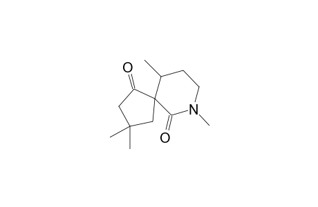 2,5,9,9-Tetramethyl-2-azaspiro[4.5]nonane-1,7-dione
