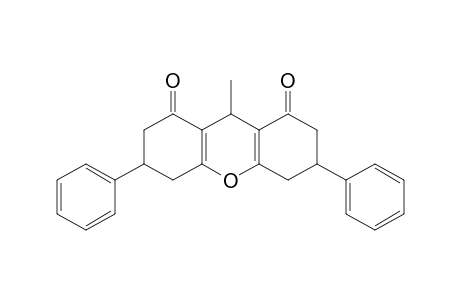 1H-Xanthene-1,8(2H)-dione, 3,4,5,6,7,9-hexahydro-9-methyl-3,6-diphenyl-