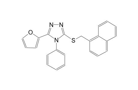 3-Furan-2-yl-5-(naphthalen-1-ylmethylsulfanyl)-4-phenyl-4H-[1,2,4]triazole