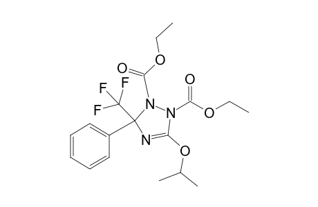 Diethyl 5-isopropyloxy-3-phenyl-3-trifluoromethyl-3H-1,2,4-triazole-1,2-dicarboxylate