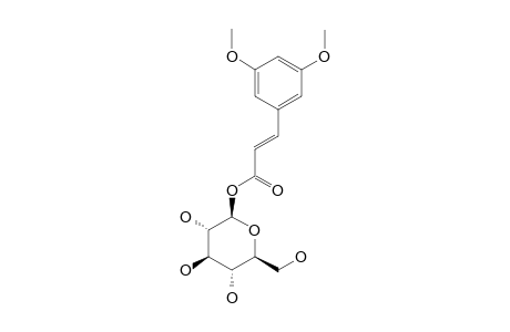 3,5-DIMETHOXY-CINNAMIC-ACID-BETA-GLUCOPYRANOSIDE-ESTER