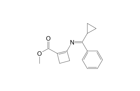 Methyl 2-[(Cyclopropylphenylmethylene)amino]cyclobutene-1-carboxylate