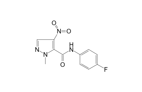 1H-Pyrazole-5-carboxamide, N-(4-fluorophenyl)-1-methyl-4-nitro-