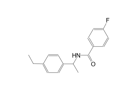 N-[1-(4-ethylphenyl)ethyl]-4-fluorobenzamide