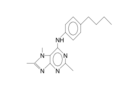 N-(4-Butyl-phenyl)-2,7,8-trimethyl-7-purin-6-amine