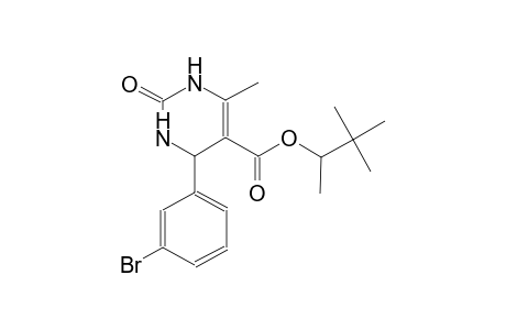 5-pyrimidinecarboxylic acid, 4-(3-bromophenyl)-1,2,3,4-tetrahydro-6-methyl-2-oxo-, 1,2,2-trimethylpropyl ester